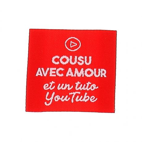 �tiquette � coudre 