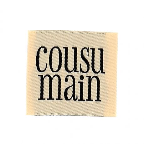 �tiquette � coudre 