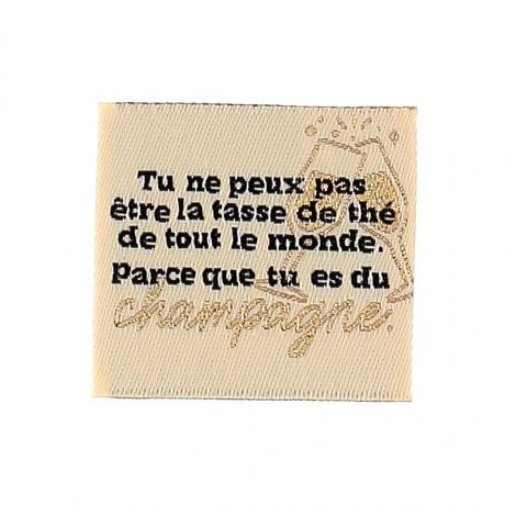 �tiquette � coudre 