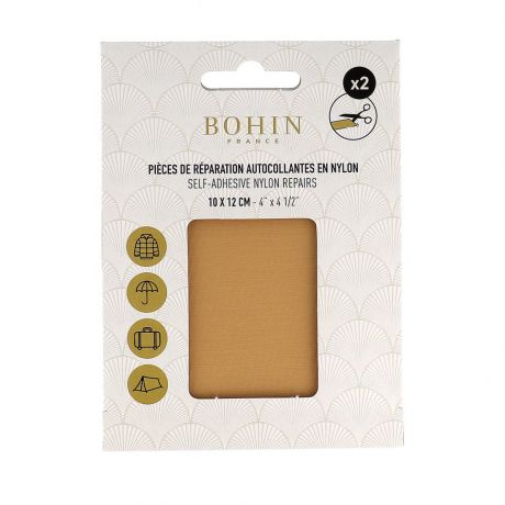 Pice nylon autocollant camel 10x12cm x 2 pcs