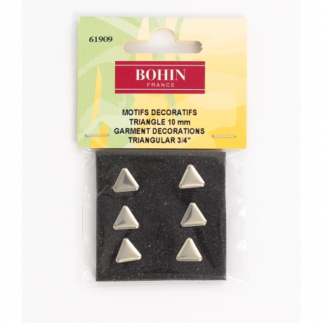 Motif dcoration triangle 10mm-6-nick