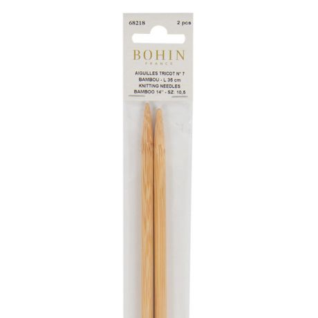 Aiguille à tricoter bambou 35 cm 7