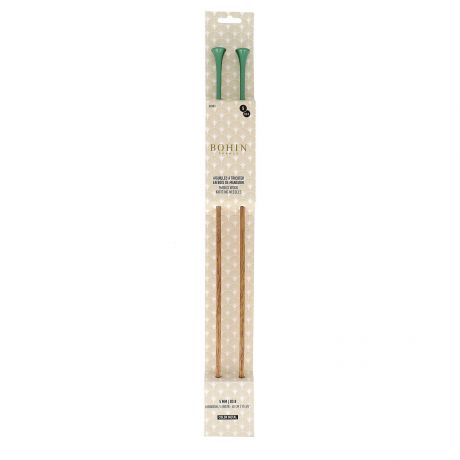 Aiguille à tricoter bois couleur 40 cm n°5
