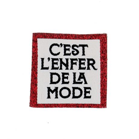 Etiquettes à coudre 