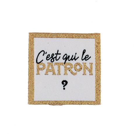 Etiquettes à coudre 