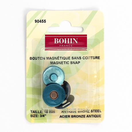 Bout magnet s/cout bronz 18mm