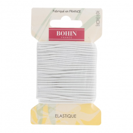 Cordon �lastique 8,25m blanc