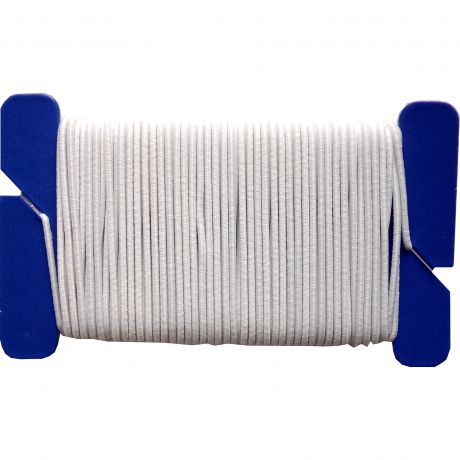 �lastique rond blanc 1,5mm 10 m