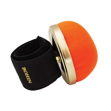 Bracelet porte pingles ajustable-orange fluo