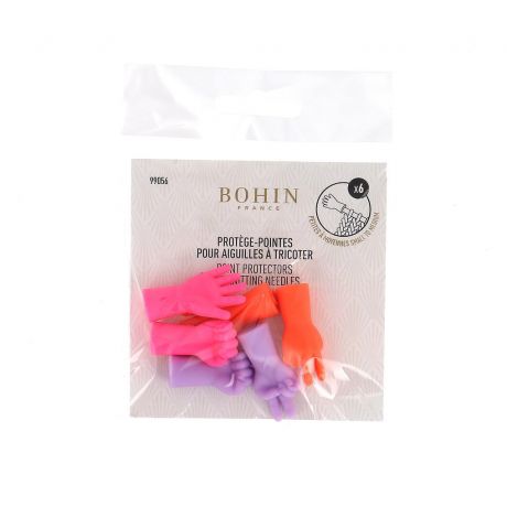 Protège pointes main 3 couleurs x 6