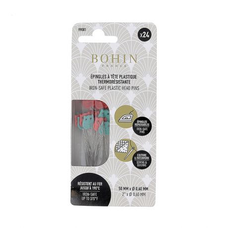 �pingles t�te plastique repassable hibou x24
