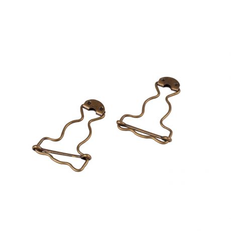 Boucle salopette bronze 32mm x 100