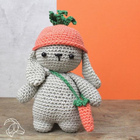 Kit crochet Hardicraft - frank le lapin carotte