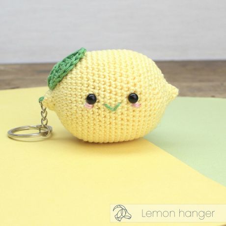 Kit crochet Hardicraft - porte-cls citron