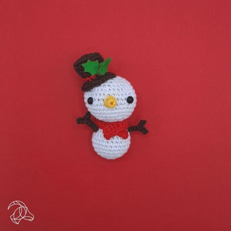 Kit crochet Hardicraft -  bonhomme de neige  suspendre