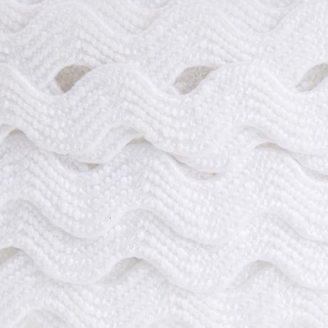 Serpentine croquet polyester 4 mm blanc