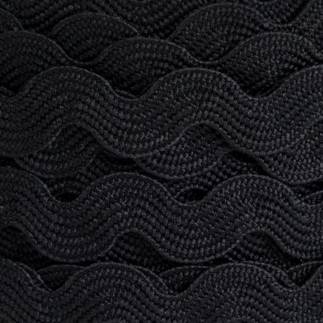 Serpentine croquet polyester 6 mm noir