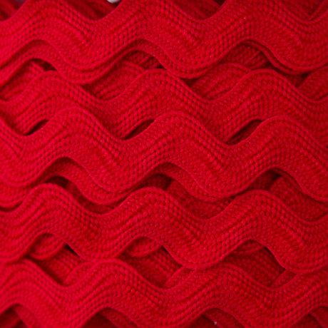 Serpentine croquet polyester 6 mm rouge