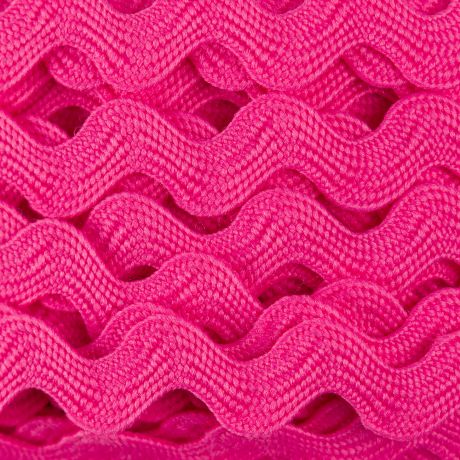 Serpentine croquet polyester 6 mm fuschia