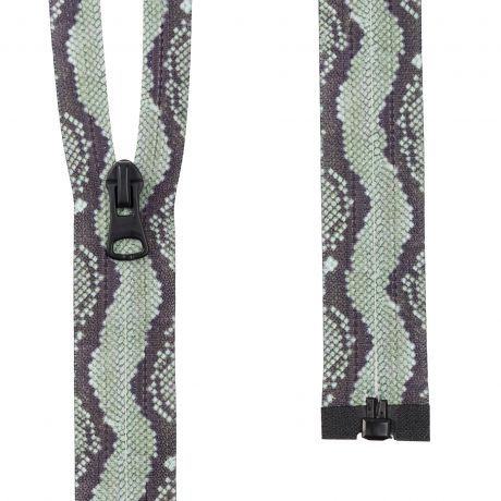 Fermeture spirale s�parable 6mm serpent 75 cm