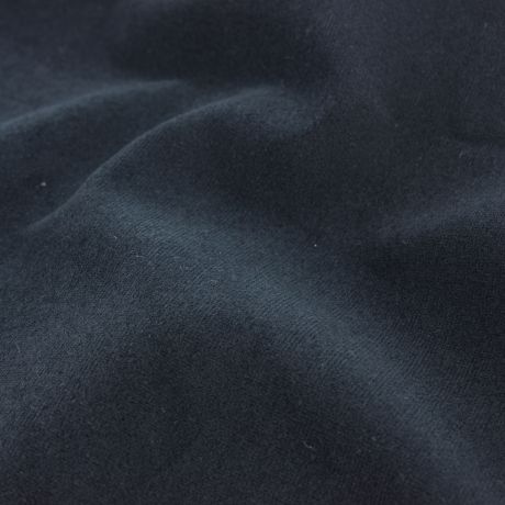 Coupon tissu velours 100x70 cm noir
