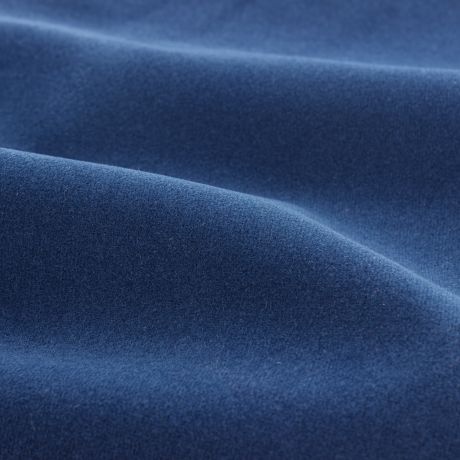 Tissu velours ras bleu nuit