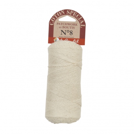 Coton  tricoter n8 100g naturel